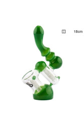 Бонг скляний Saxo Green Bubbler